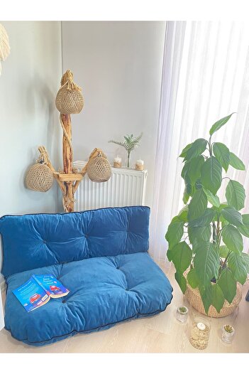 MÇ HOME Palet Minderi Yer Minderi 2 'li Takım Puf Minder