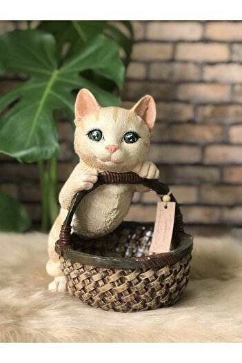 Luthien Coffee-Cream Colored Flower Pot and Fruit Pot Set