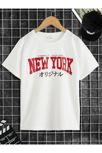 LePold Μπλουζάκι για κορίτσι/αγόρι με στάμπα New York