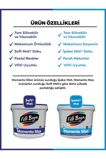 Filli Boya Momento Max Soft Mat 100 ml Brom Ilham Paketi