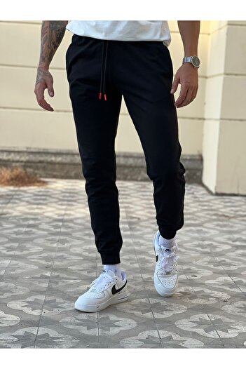 Baycombine35 Sports Sweatpants Black Color