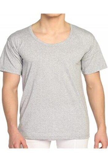 A&K ZÜMRA Men's Crew Neck Undershirt Gray
