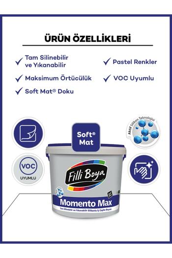 Filli Boya Momento Max Soft Mat 100 ml Brom Ilham Paketi