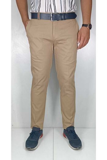 Bomonti Men's Oversize Stretchy Cotton Trousers