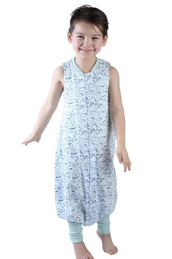 Woolnat Organic Cotton Double Layer Sleeveless Magic Themed Sleeping Bag