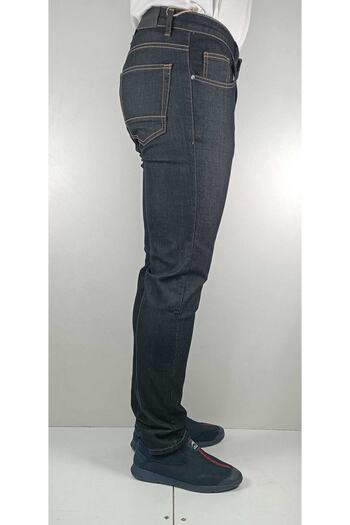 Bomonti Mckanzie Colorful Drawstring Dark K Gray Classic Men's Flexible Davıt Denim Pants