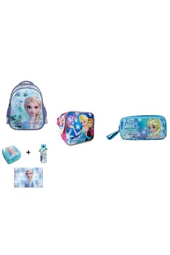 Frozen 2-the North Calls Blue School Bag and Set (6 Pieces)