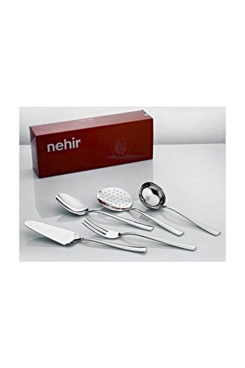 Nehir Deniz Sade 5 Piece Service Set