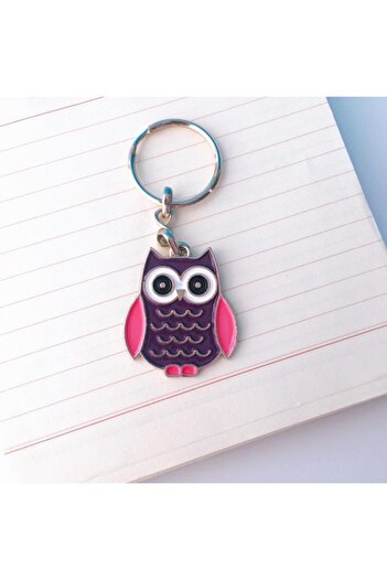 AVMmarketim Metal Owl Keychain Gift Keychain Bag Accessory