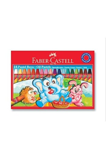 Faber Castell Cardboard Box Pastel Paint 18 Pieces