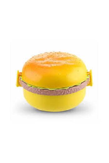 Titiz Hamburger Shaped Plastic Body Nutrition Storage Container with Chamber