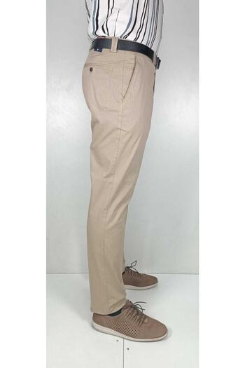 Bomonti Men's Flexible Honeycomb Patterned Cotton Takok Trousers