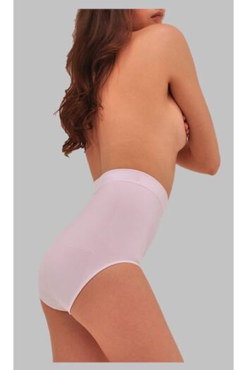 MİSTİRİK Biloba Αντιολισθητική λωρίδα σιλικόνης Extra High Waist Slip Corset Λευκό Χρώμα