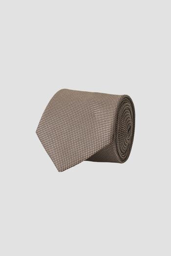 ALTINYILDIZ CLASSICS Men's Brown Standard Ft Patternless Brown Classic Tie