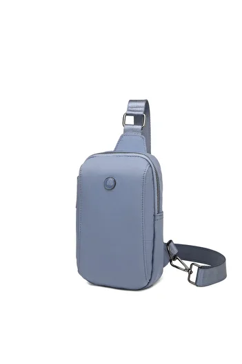SMART BAGS Geantă de damă din țesătură Bengal Bodybag Messenger 3105 Ice Blue