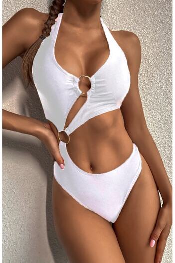 Ladyrosi Ring Detailed Swimsuit