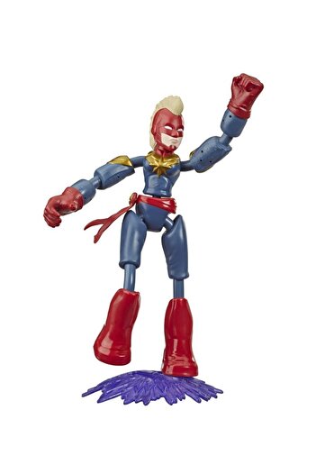 Hasbro Marvel Avengers Captain Marvel Bend&flex Licensed Bendable Toy Character Figure Super Hero