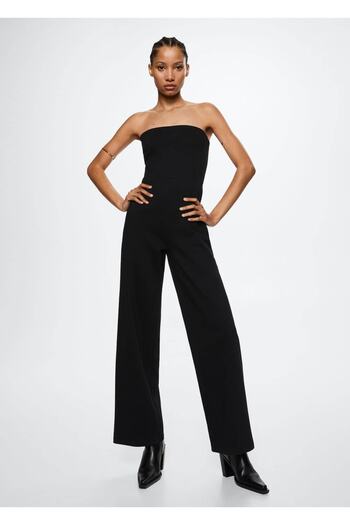 MANGO Woman Jumpsuit Lightweight and Fashionable Design