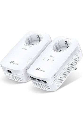 TP-LINK Tl-pa8033pkit 1300 Mbps 3 Portlu Priz Soketli Powerline Adaptör