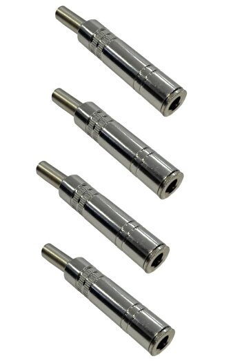 Hepa-Merz Hepa Merz Sfc-fd63-4x Μεταλλικό 6,35mm Θηλυκό Jack σε 6,35mm Θηλυκό Προέκταση Jack (4 τεμ.)