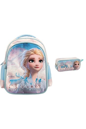 Frozen Loft Pınk Journey - 2 ghiozdane și trusa pentru școala primară