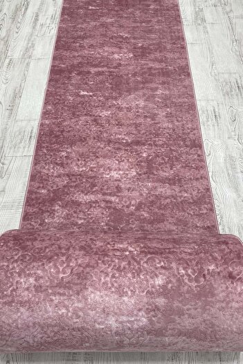 ELVİRAHOME Elvira Home Emboss Saltanat Powder Four Seasons Washable Non-Slip Base Cutting Mat