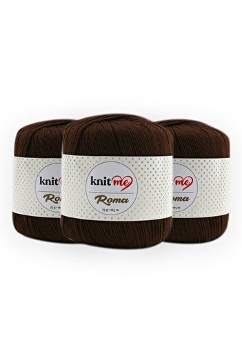 knitme Roma 75 Gr 3 Pack Hand Knitting Yarn Taka Yarn για όλα τα μοντέλα (890)