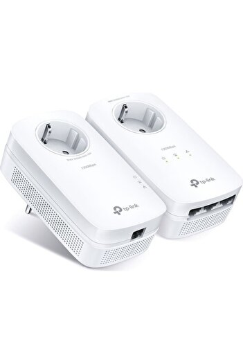 TP-LINK Tl-pa8033pkit 1300 Mbps 3 Portlu Priz Soketli Powerline Adaptör