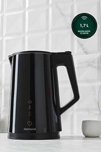 HOMEND Smart Heatrow 1616h Touch, Double Walled, Stainless Steel, Xl Kettle (WI-FI ENABLED)