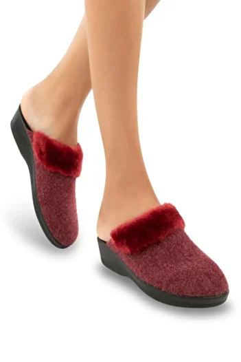 Muya Coco 32923-003 Claret Red Women's House Slippers - Anatomical Sole, 36-40