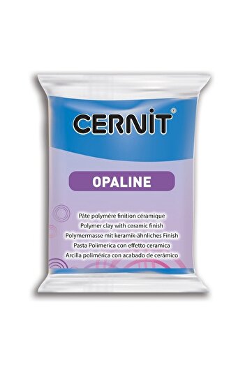 Cernit Polymer Clay Ceramic Plasticine Opaline 261 Primary Blue