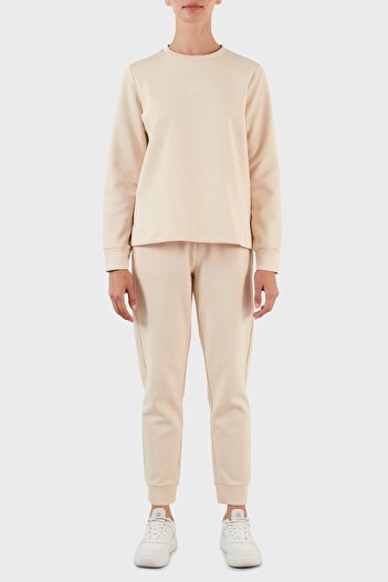 Calvin Klein Logolu Regular Fit Belden Bağlamalı Pamuklu Jogger Pantolon Kadın Pantolon K20k204424 A