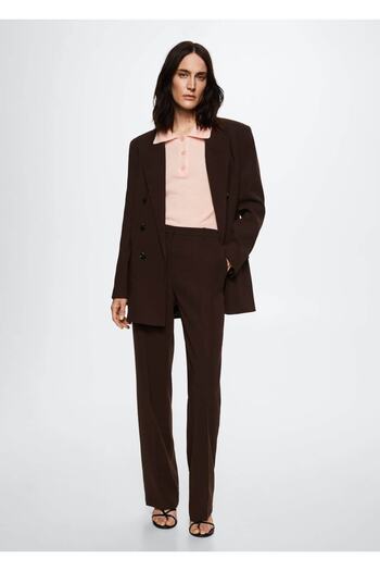 MANGO Woman Polo Style Sweater