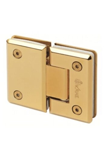 KAHE Glass Door Hinge - Glass to Glass Gold 2090