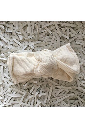 BERMEVA Χειροποίητη Rib Baby Girl Bandana