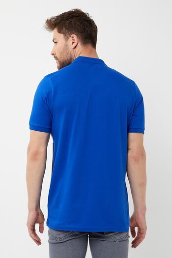 AMAZING CRASH Men's Polo Neck Three Colors Slim Fit T-shirt