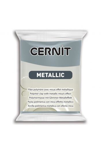 Cernit Metallic Polymer Clay 56g 167 Steel