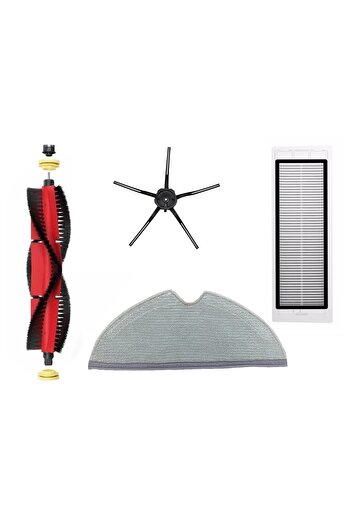 Popüler Set de completare pentru aspirator negru compatibil S6 - 4 bucăți