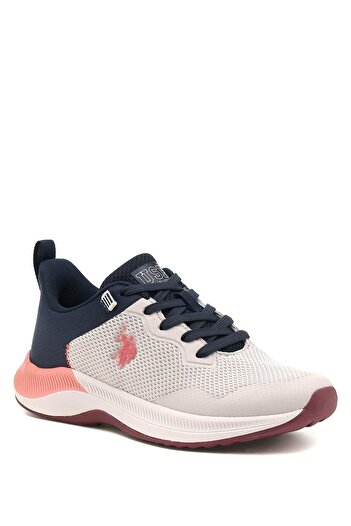 U.S. Polo Assn. Αθλητικά πάνινα παπούτσια με δαντέλα από δίχτυ με οδοντωτή σόλα US Polo Florin