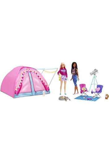 mattel Barbie Malibu Ve Brooklyn Kampta Seti Hgc18 Lisanslı Ürün