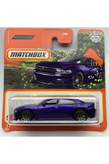 Matchbox Marka Yeni - New 2018 Dodge Charger Mor 1:64 Ölçek Seri: 52/100