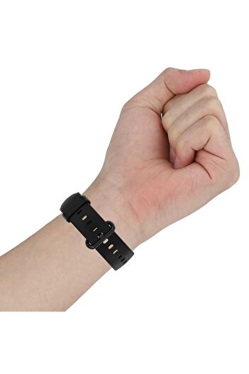 Fibaks Xiaomi Redmi Watch 2 Lite Uyumlu Kordon Akıllı Saat Bileklik Kordonu Silikon Kayış