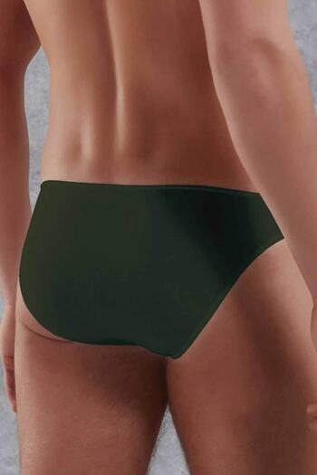 Doreanse Men's Modal Thin Waist Banded Solid Color Slip Briefs 1281
