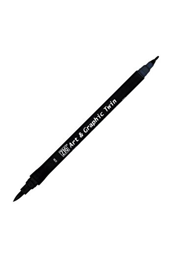 Zig Art & Graphic Twin Marker Drawing Pen 36 Deep Blue