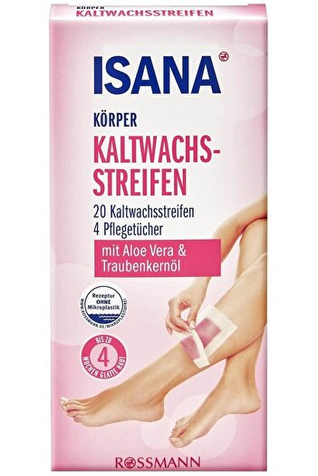 ISANA Cold Waxing Tape Aloe Vera Extract and Grape Seed Oil
