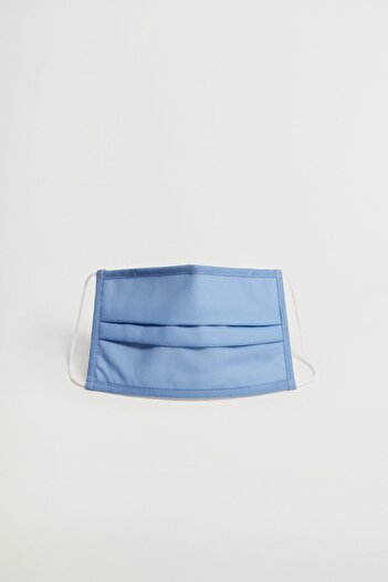 MANGO Woman Women's Sky Blue Face Mask87094061
