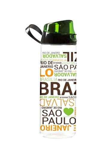 Herevin Brazilian Printed 750 Cc Unbreakable Water Bottle Herevin 161506