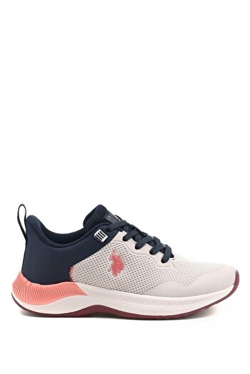 U.S. Polo Assn. Αθλητικά πάνινα παπούτσια με δαντέλα από δίχτυ με οδοντωτή σόλα US Polo Florin