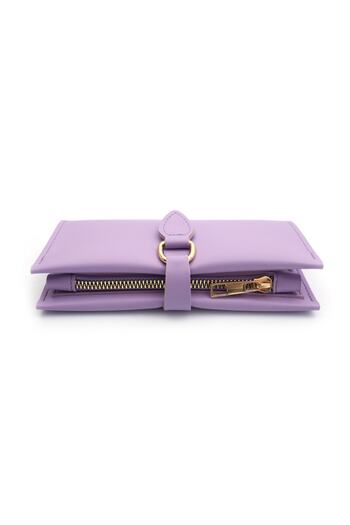 Womancraft Wallet Soft Leather Buckle Lilac Women's Wallet Accessory