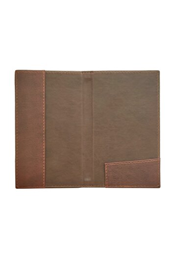 ankara menü (1 Piece) Leather Account Pad Box, Change, Single Pocket for Ticket, Color Options